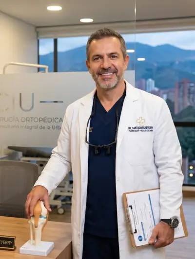 Dr. [Nombre Apellido], traumatólogo ortopédico en [Ciudad], Colombia